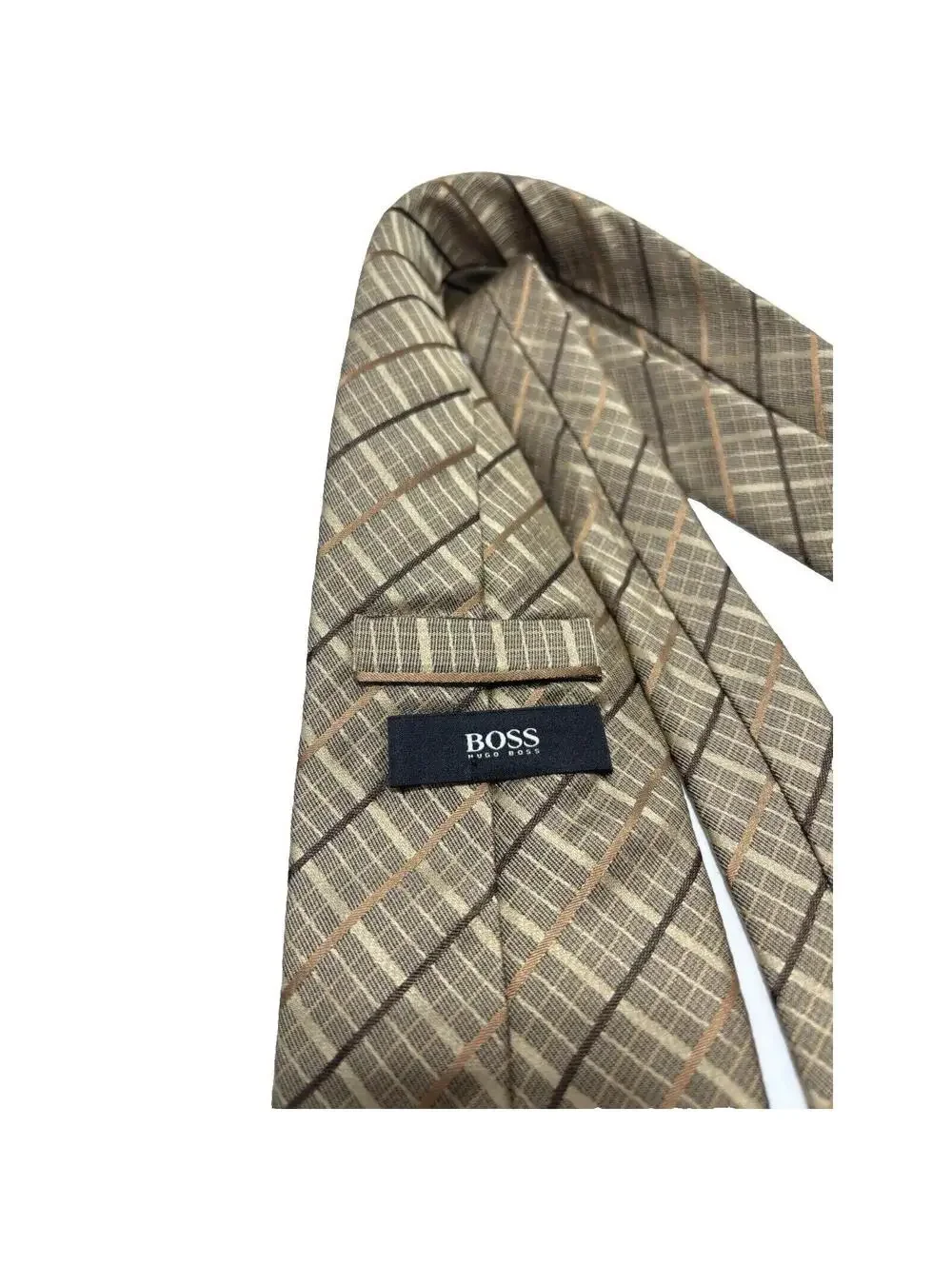 Hugo Boss Men’s Vintage Silk Neck Tie Made in Italy – GUC Designer Accessory